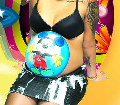 Bellypaint Micky Mouse